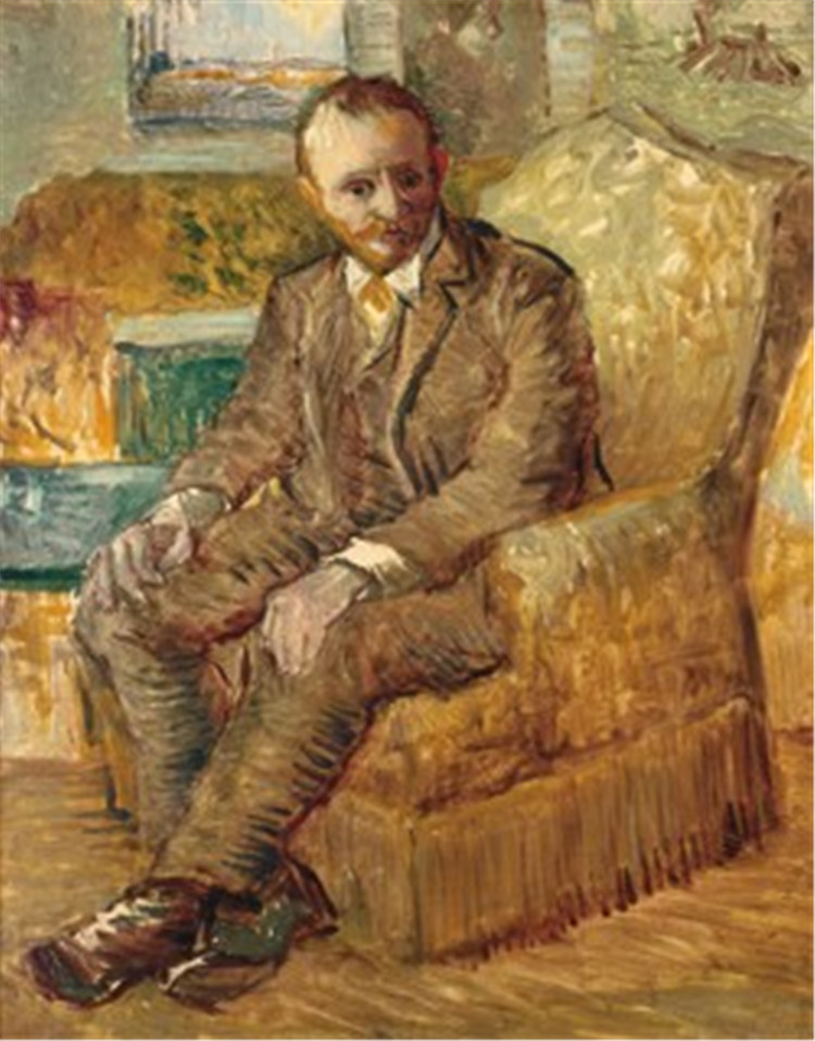 Portrait Of The Art Dealer Alexander Reid, Sitting In An Easy Ch